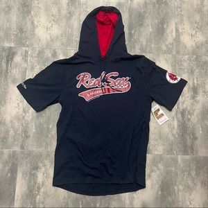 NWT Mitchell & Ness /Cooperstown Men’s L Red Sox Double layered tshirt w hoodie